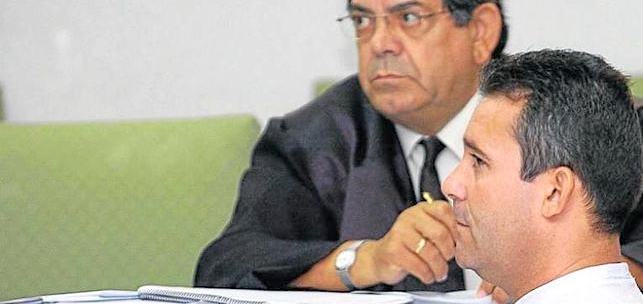 Juan Francisco Mejías González durante el juicio en el que fue condenado por asesinar a su pareja. | Cedida Canarias 7