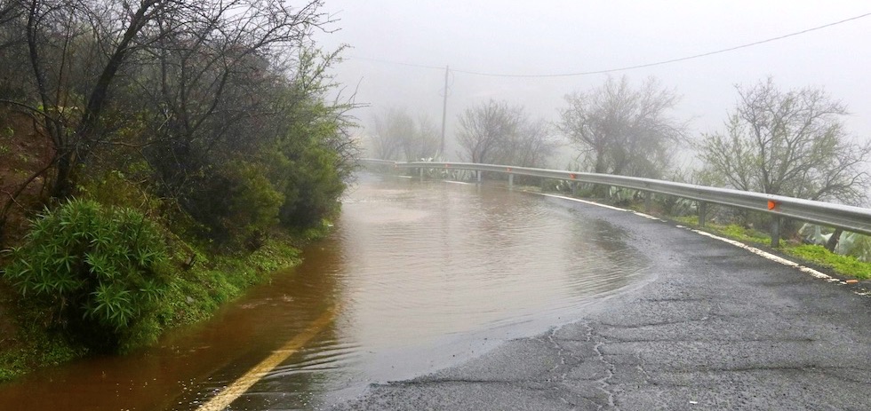 Fuertes desprendimientos en carreteras. MASPALOMAS AHORA