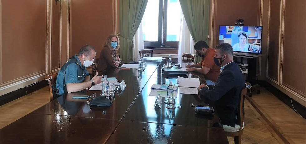 Reunión con la subdelegación del Gobierno en Canarias.