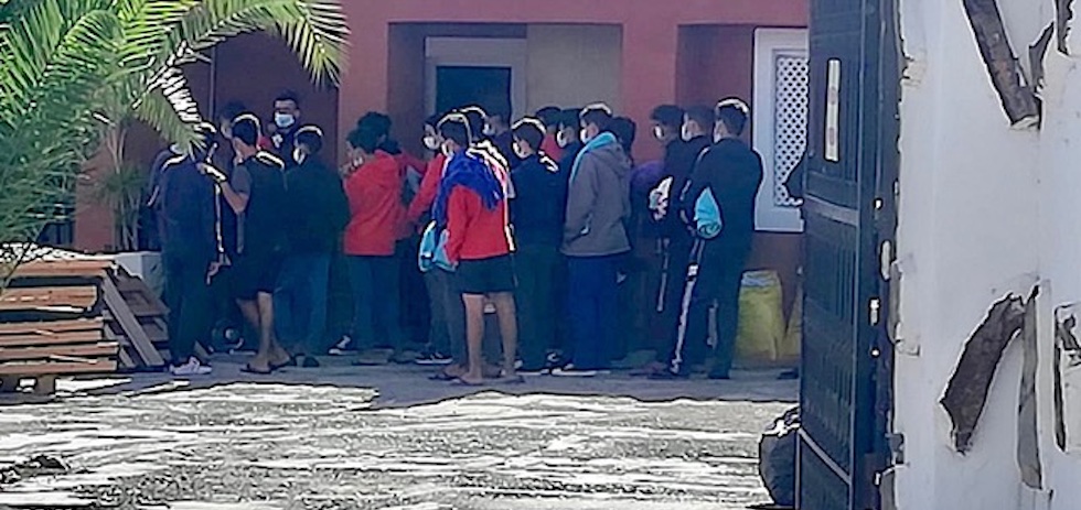 Foto de arhivo, menores inmigrantes.