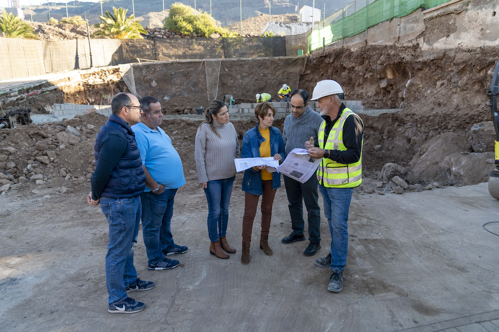 Visita a las obras