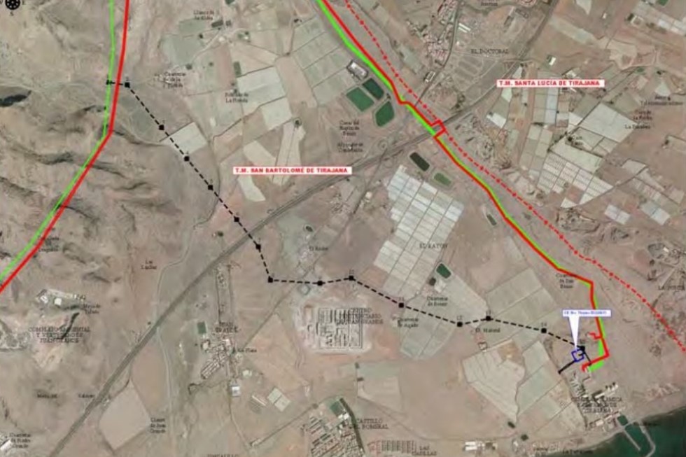 Portada del documento inicial del proyecto de la nueva Subestación de energía en San Bartolomé de Tirajana. REE