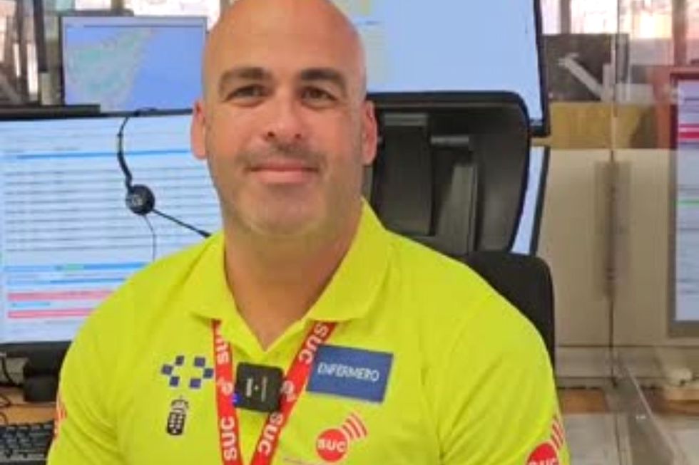 Alexis Hernández, enfermero coordinador