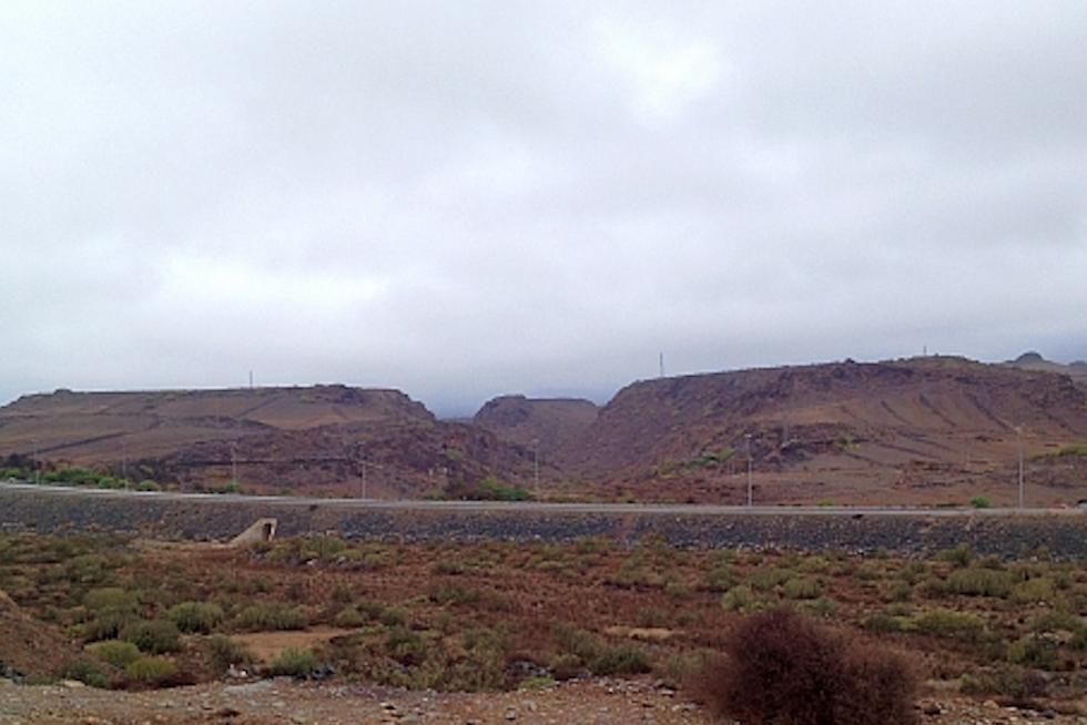 D&iacute;a nublado sobre la GC-1 | Maspalomas Ahora