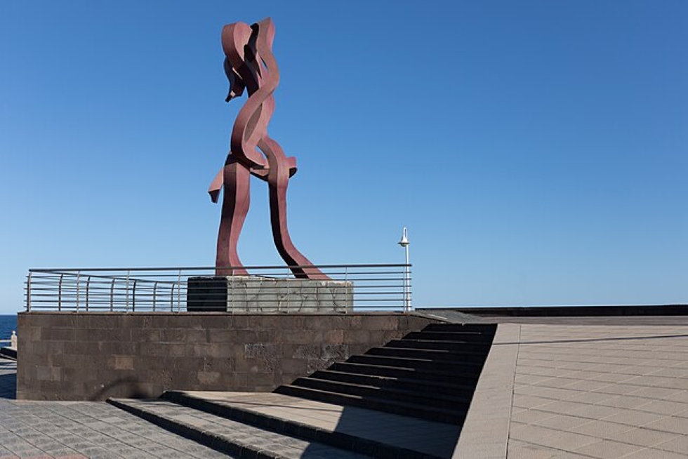 Escultura de Risco Verde. Creative Commons | Maspalomas Ahora