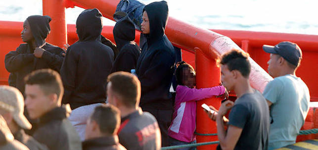 Menores migrantes. EFE