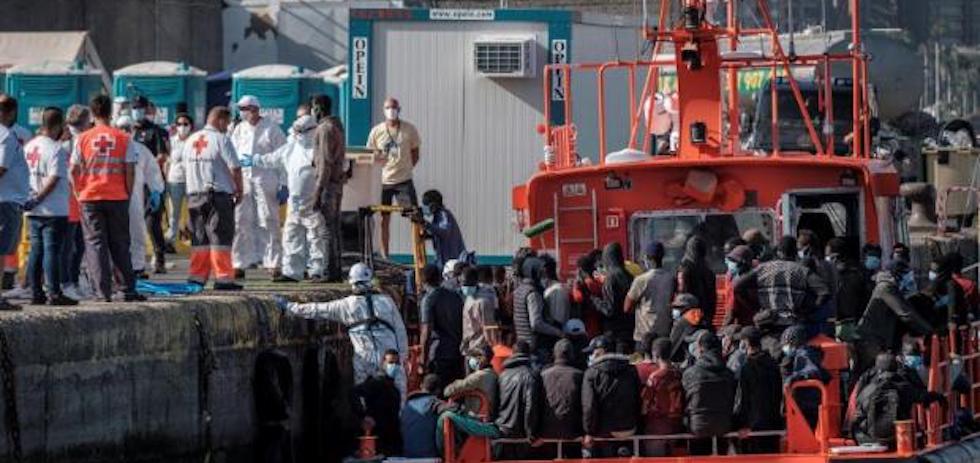 Llegada de inmigrantes. EFE