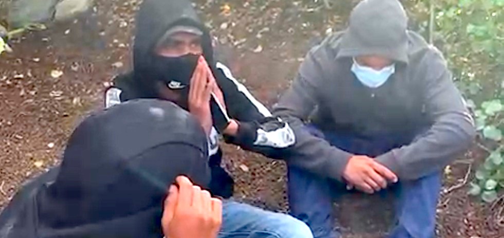Migrantes sin asilo en el Palmeral de Maspalomas. MASPALOMAS AHORA