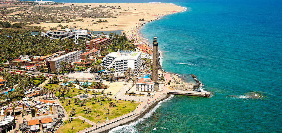 Vistas del sur de Gran Canaria.