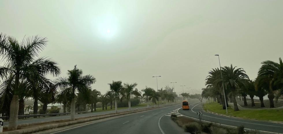 Calima intensa (archivo). Maspalomas Ahora
