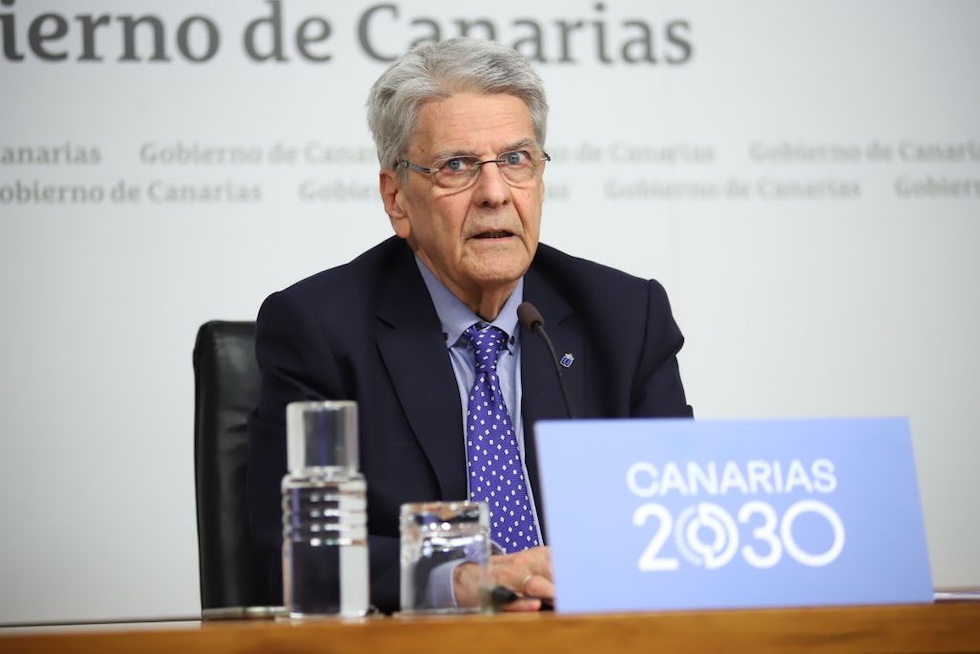 . El portavoz del Ejecutivo canario, Julio Pérez.
