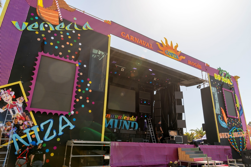 Escenario del Carnaval Costa Mogán 2024