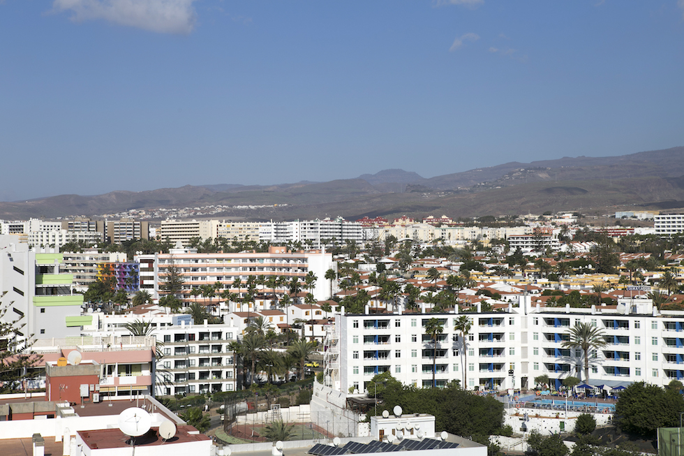 Vistas, ocupación de hoteles y apartamentos. Imagen de archivo