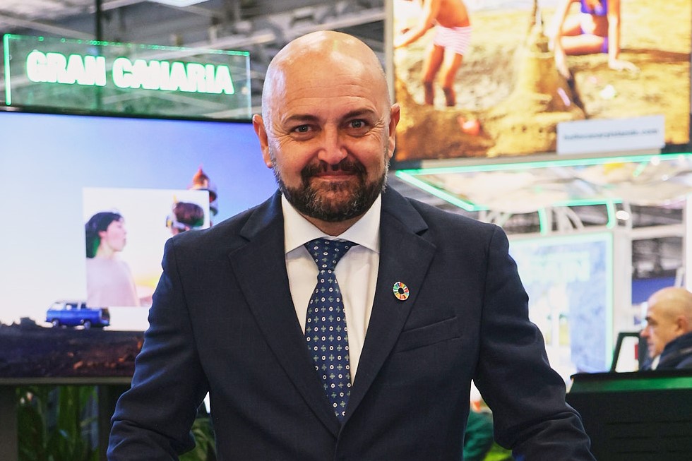 Carlos Álamo, consejero de turismo del Cabildo de Gran Canaria