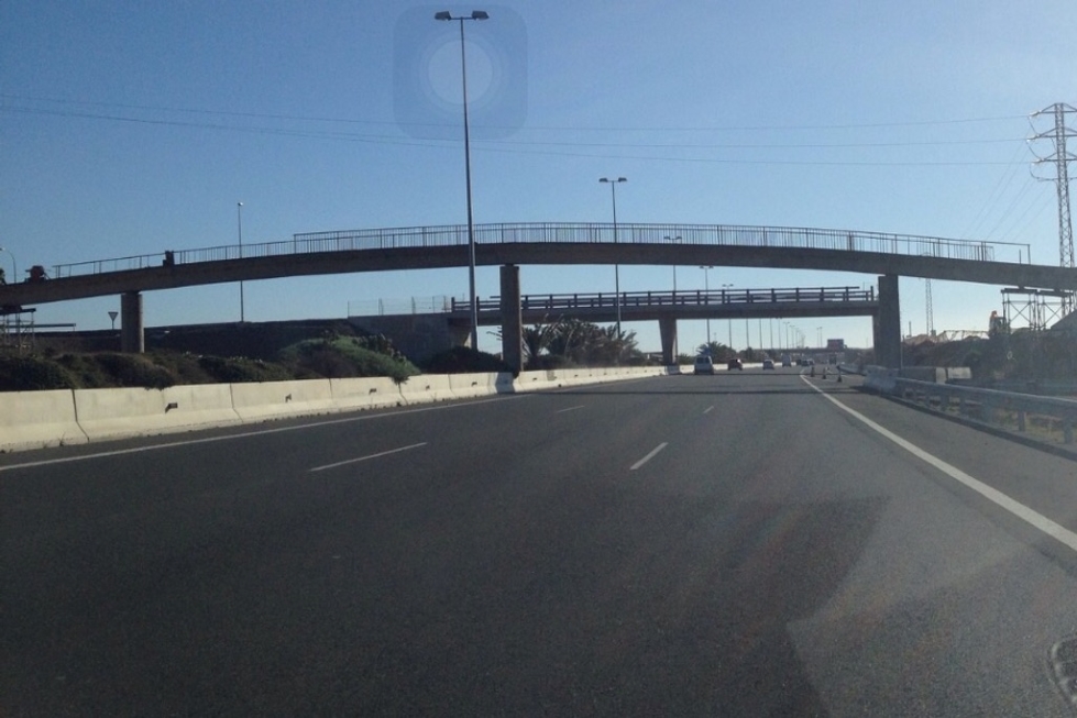 GC-1 a la altura de Vecindario