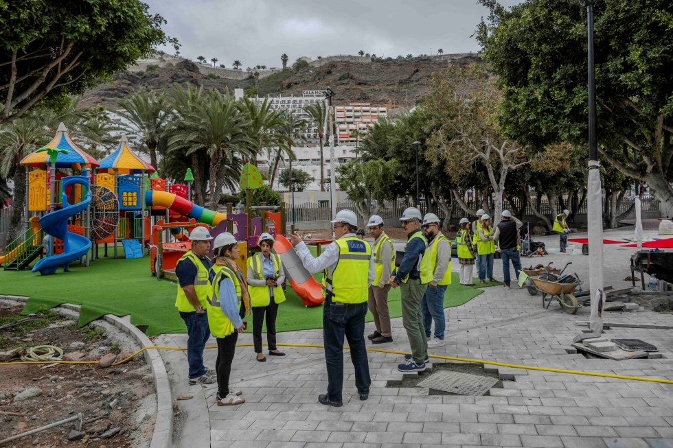 Mogán ultima la renovación integral del Parque Urbano de Puerto Rico