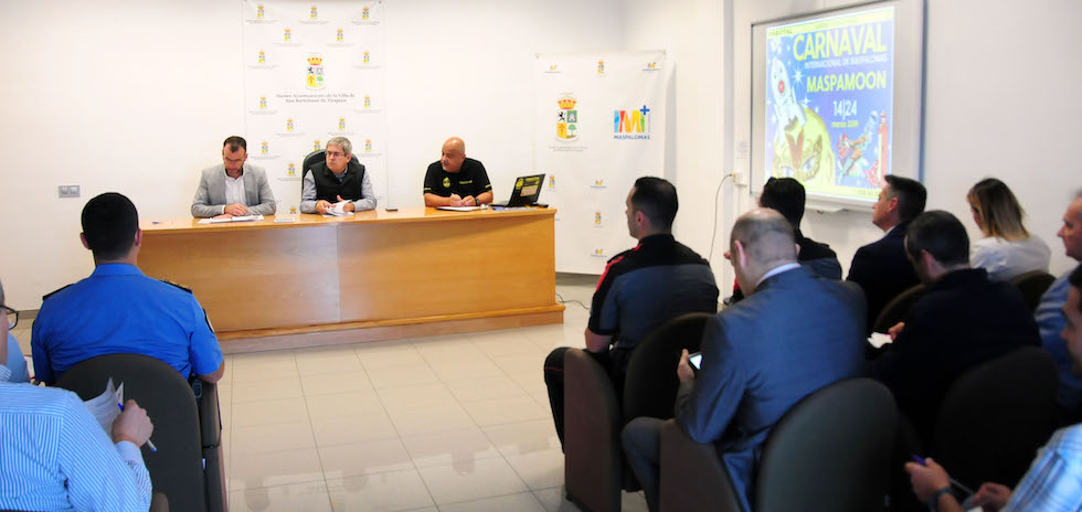 Junta de seguridad del Carnaval de Maspalomas