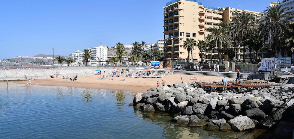 Instalaci&oacute;n de solarium en la Lajilla, Arguinegu&iacute;n.
