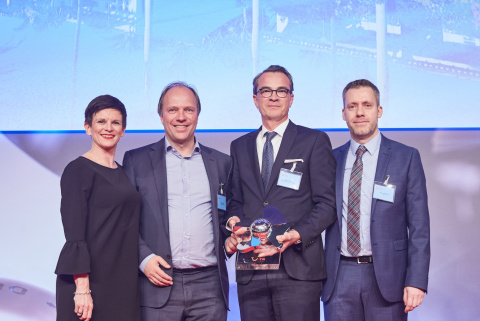 Nicole Sohnrey  (Director Product Management Modular & Dynamic Production bei TUI Deutschland GmbH), Gregor Gerlach (Propiedad Seaside Hotels), Robert Heitzig (Director Seaside Grand Hotel Residencia GL) y Patrick Hogrefe (Product Manager Sun & Be