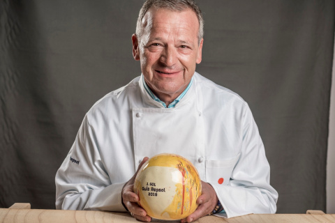 Foto del Chef Wolfgang Grobauer con el prestigioso premio