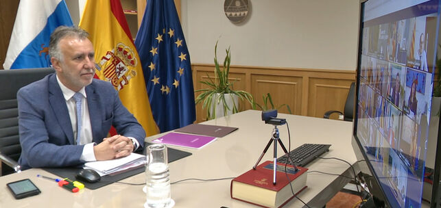 El presidente del Gobierno de Canarias, Ángel Víctor Torres. AcfiPress.