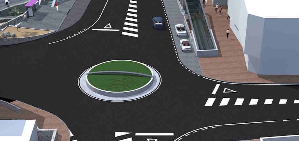 Infografia proyecto reordenacion y acondio namiento de la entrada de Arguineguin.