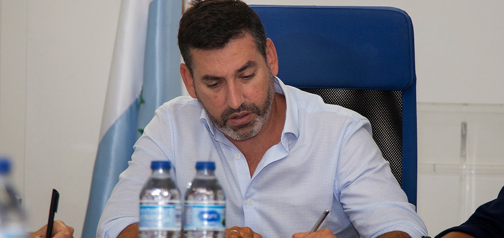 Alejandro Marichal en la sede de CC