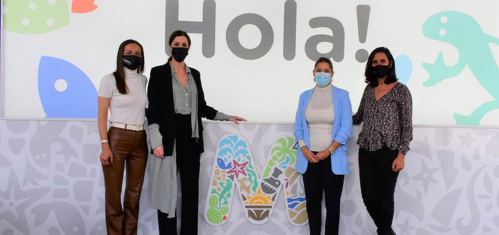 De izquierda a derecha. Sonía Martínez, Olg a Lamberti, Tania Alonso y Elena Toledo