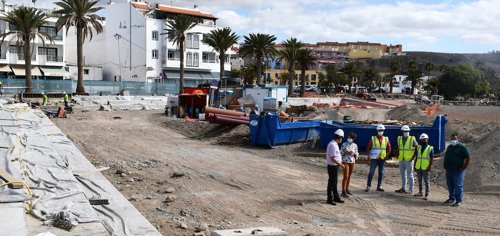Visitas de las obras de rehabilitación de El Perchel.