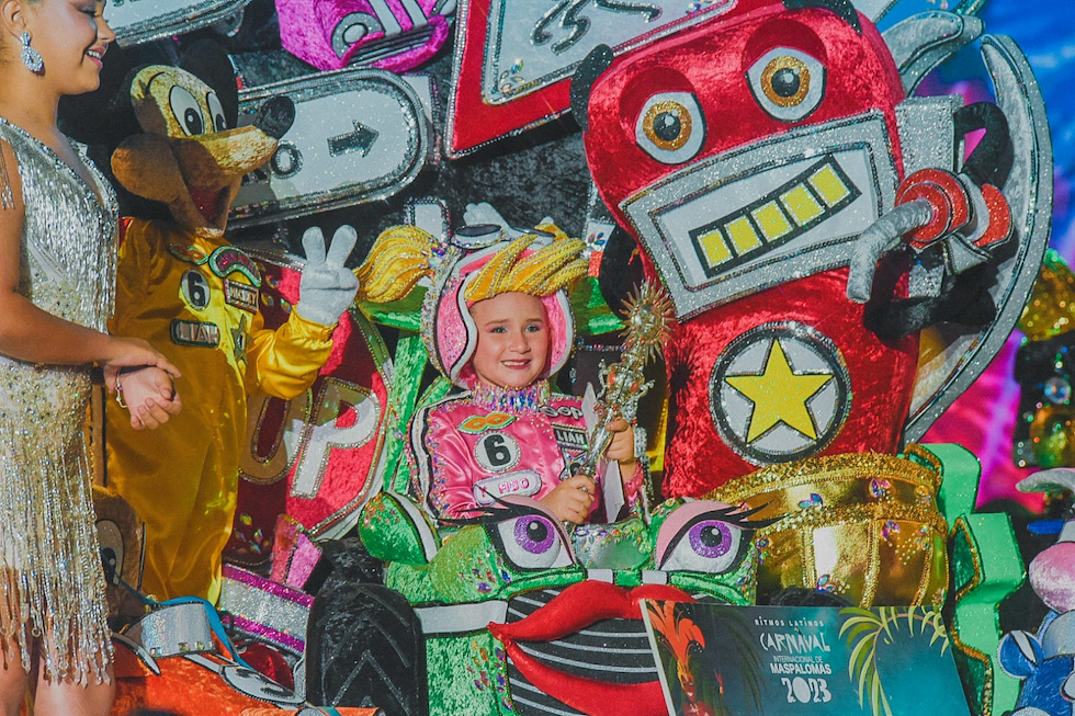 La Reina Infantil del Carnaval Internacional de Maspalomas, Liah Guardia Suárez