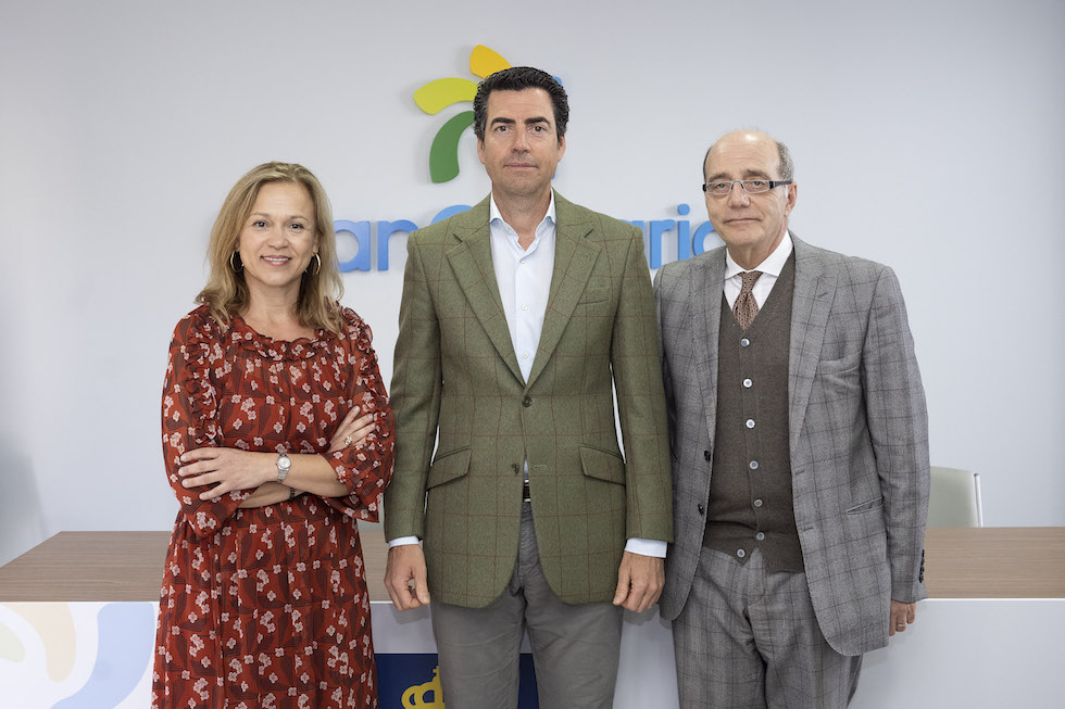 Noelia Curbelo, Pablo Llinares y Francesco Tapinassi, de izquierda a derecha.