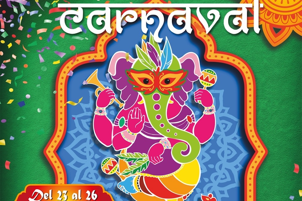 Cartel del carnaval de la India | MASPALOMAS AHORA