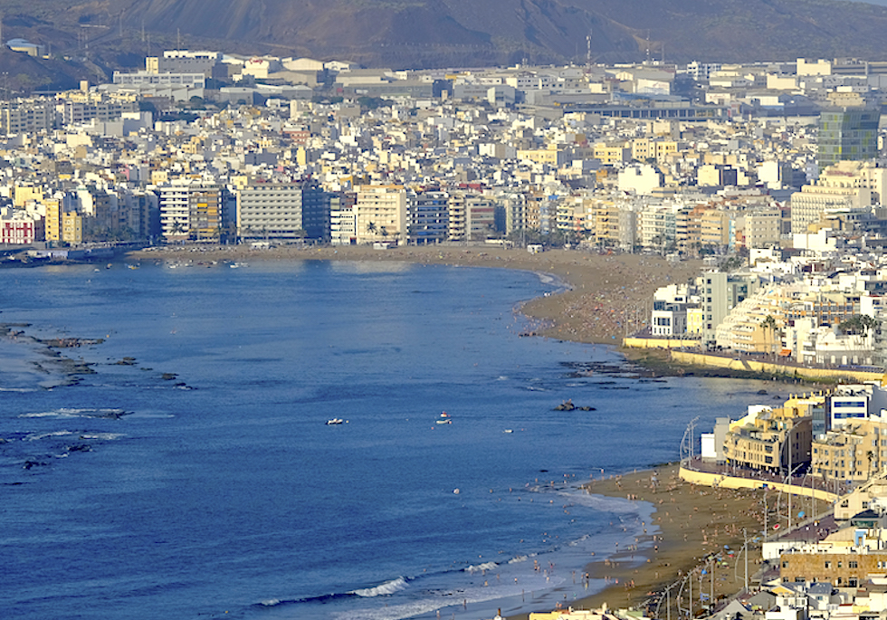 Vista desde Las Canteras. Imagen de archivo