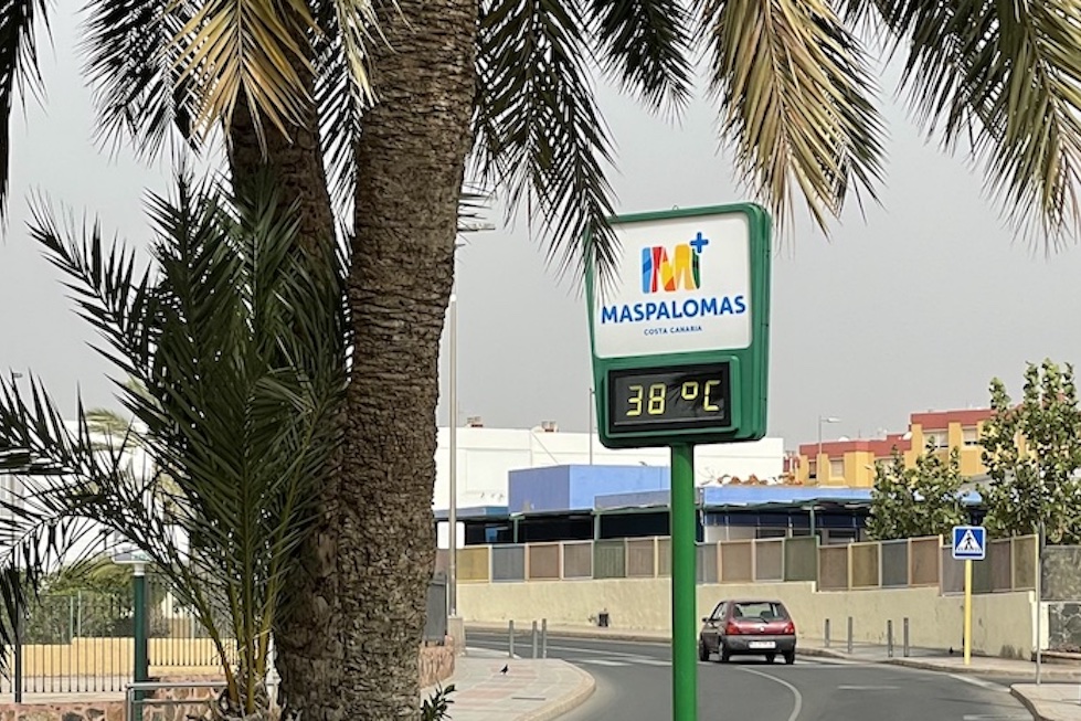 Termómetro en Maspalomas | MASPALOMAS AHORA