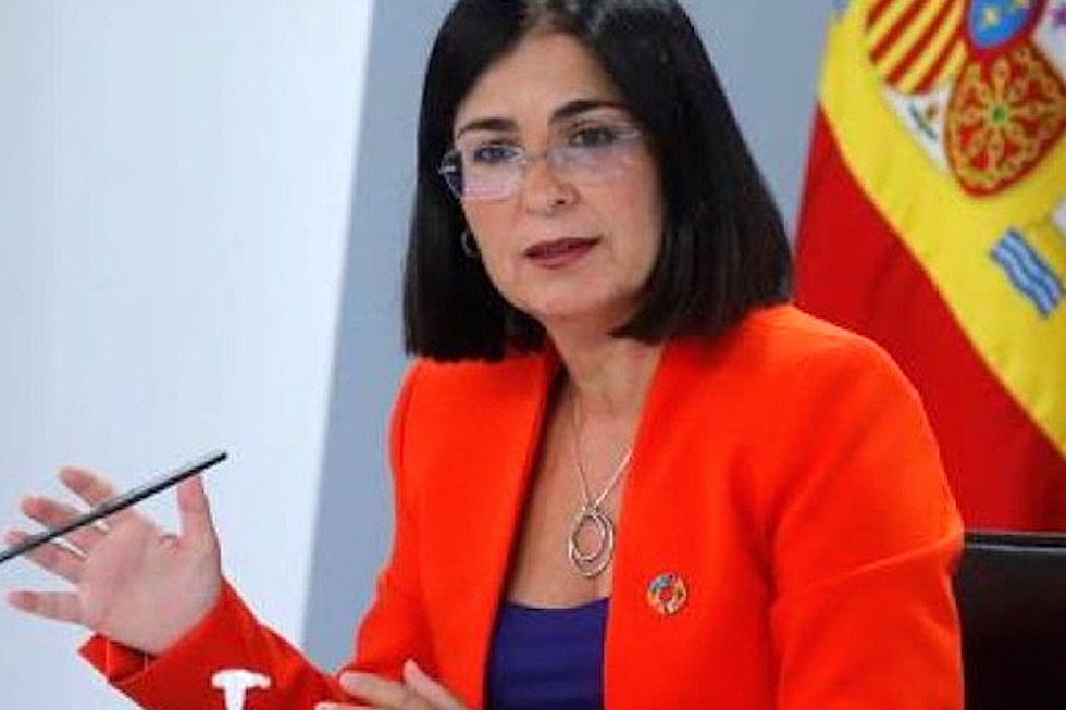 La ministra de Sanidad, Carolina Darias. Imagen de archivo