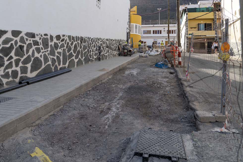 Obras calle San Antonio de Padua.