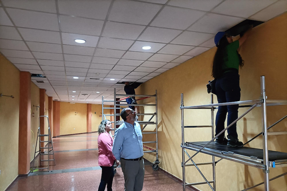 El alcalde de Santa Lucía visita las instalaciones