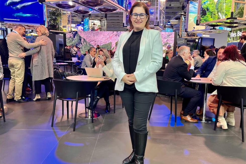 Inés Rodríguez en la ITB | MASPALOMAS AHORA