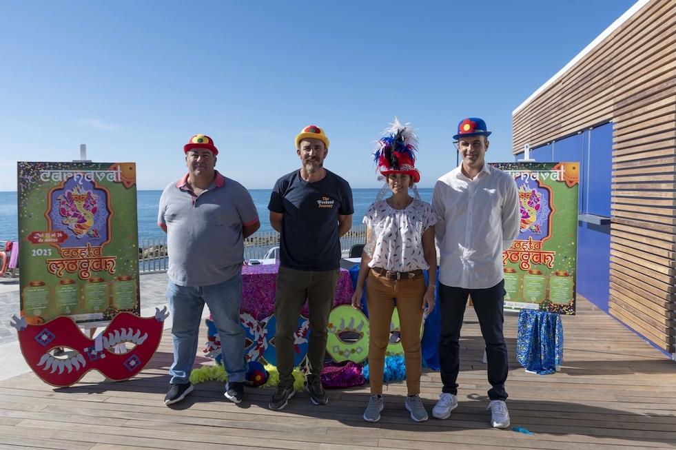 Víctor Gutiérrez, Juan Carlos Ortega, Onalia Bueno y Luis Becerra - Presentación Carnaval Costa Mogán 2023 | MASPALOMAS AHORA