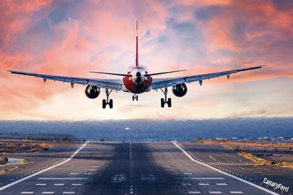 Aeropuerto. Imagen Maspalomas Ahora/ @canaryferri