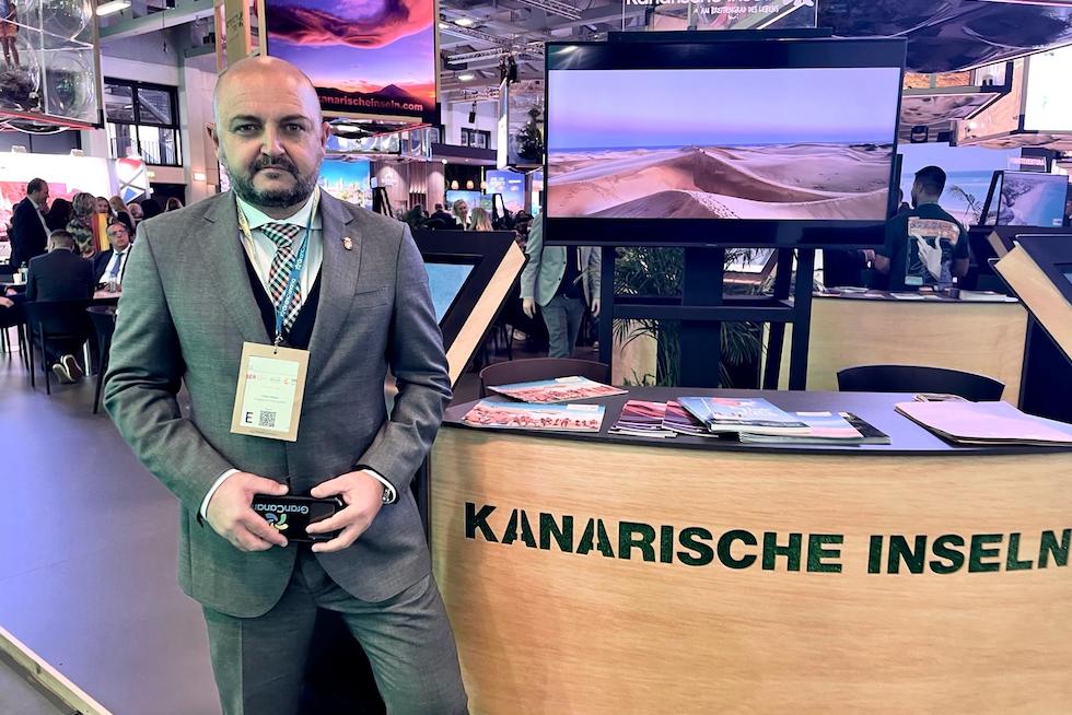 Carlos Álamo, consejero de Turismo del Cabildo de Gran Canaria. Imagen: Maspalomas Ahora