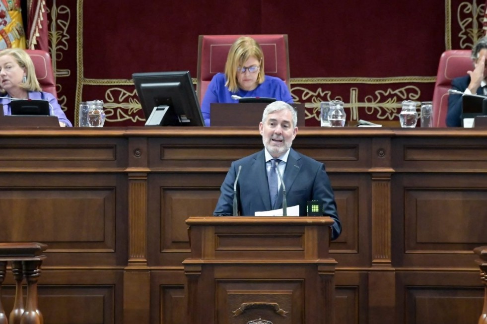 Fernando Clavijo en el Parlamento de Canarias. Gobierno de Canarias