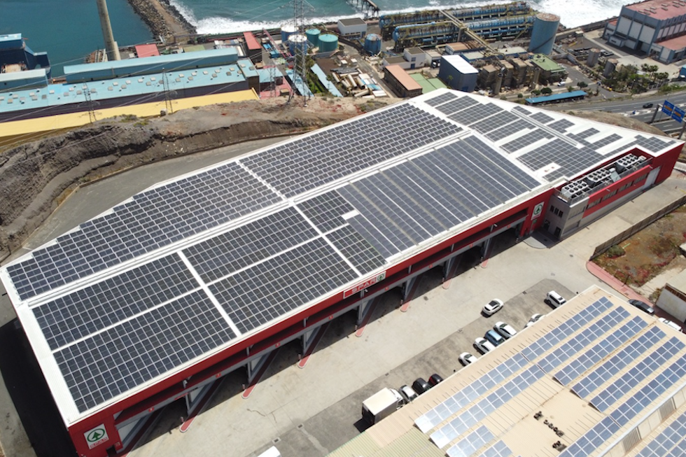 Instalaci&oacute;n fotovolt&aacute;ica del Centro Log&iacute;stico de frutas y verduras de SPAR Gran Canaria