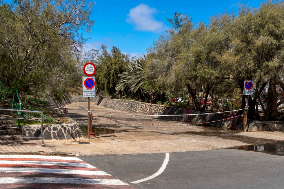 Santa Lucía registra una treintena de incidencias por la borrasca Therese