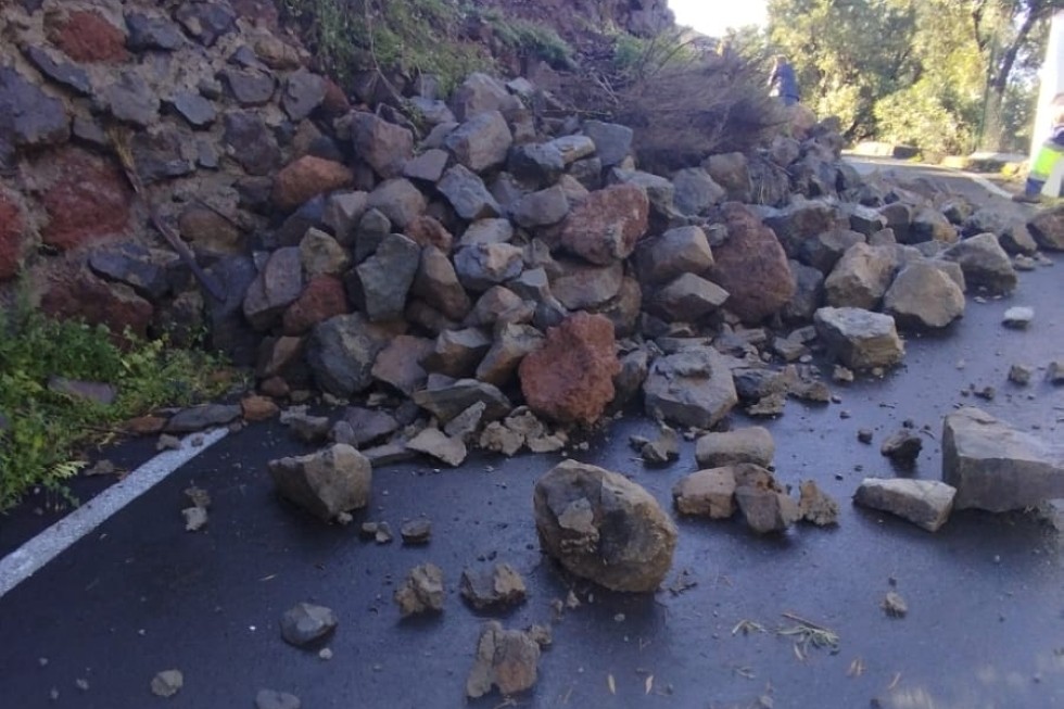 Santa Lucía de Tirajana reactiva el PEMU tras una madrugada de fuertes lluvias y viento