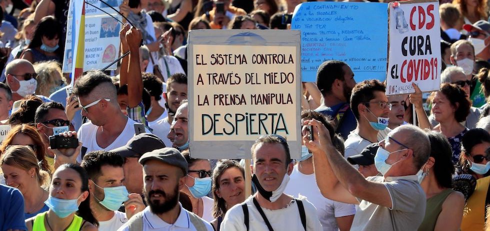 Protesta contra la COVID-19. EFEia.
