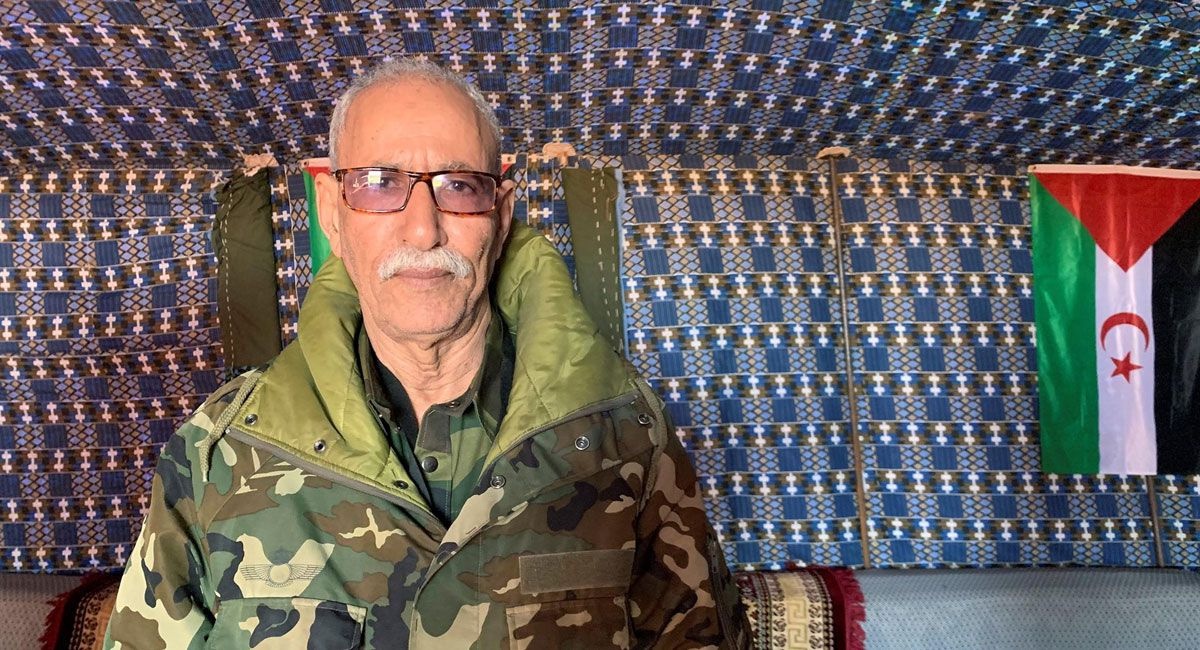 El líder del Frente Polisario, Brahim Gali | EFE
