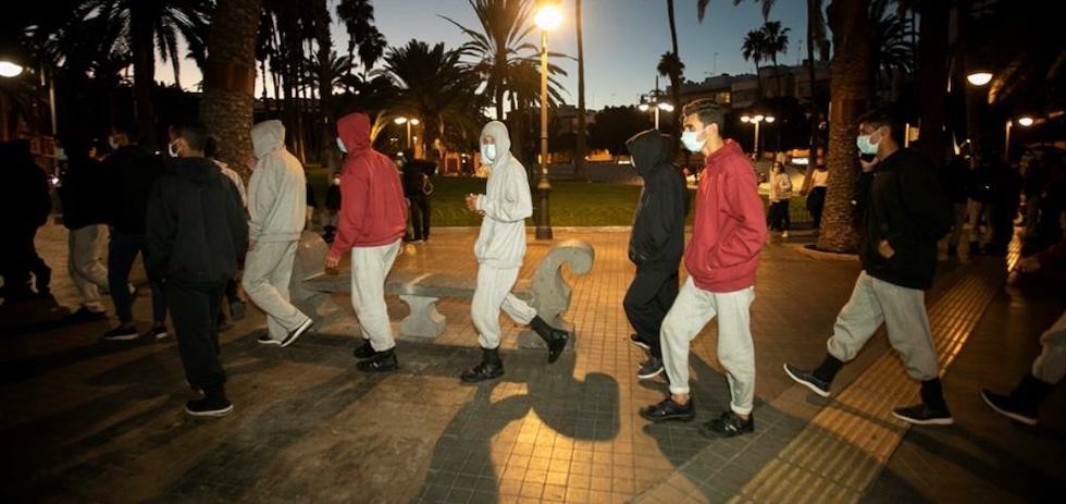 Inmigrantes en las calles. EFE