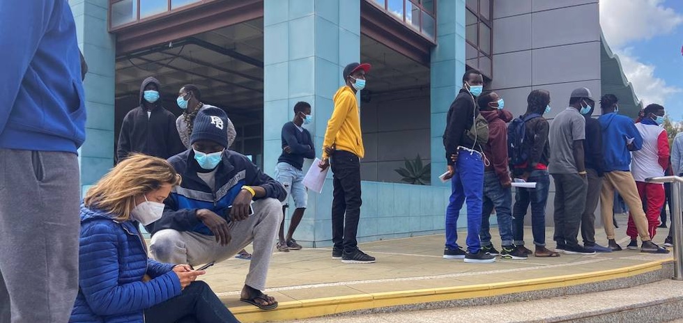 Imagen de Archivo: Inmigrantes pidiendo asilo en Las Palmas de Gran Canaria