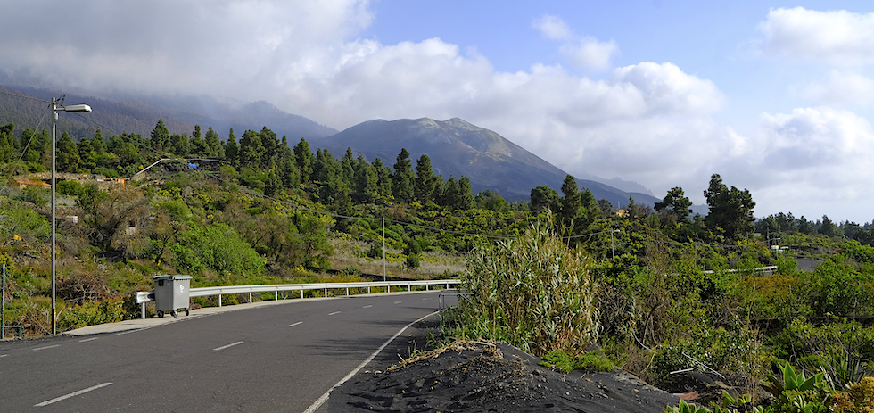 Vista del volcán de Cumbre Vieja (La Palma). ACFI PRESS